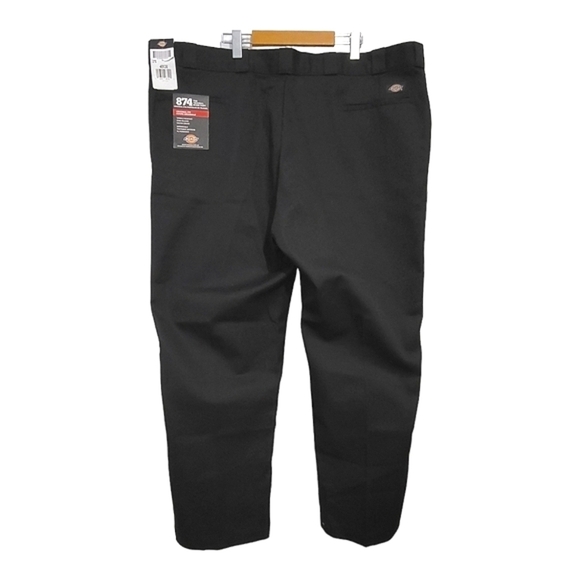 Dickies Men's Orginal Fit Straight Leg Black Work Pant Size 48W×30L NWT - Picture 5 of 9